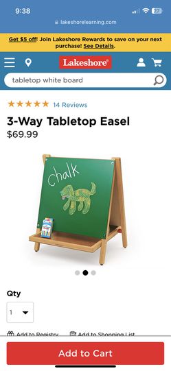 3-Way Tabletop Easel at Lakeshore Learning