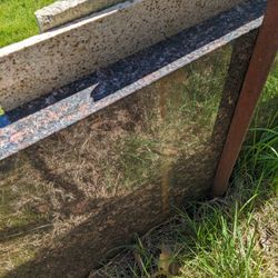 Black And Tan Granite Counter And Islands