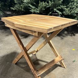 Melino Wooden Folding Table