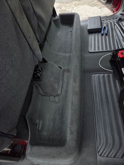 Chevrolet GMC silverado sierra OEM rear seat storage