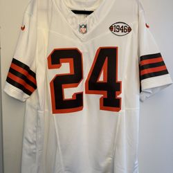Cleveland Browns Nick Chubb Nike Vapor F.U.S.E. Jersey Size XL