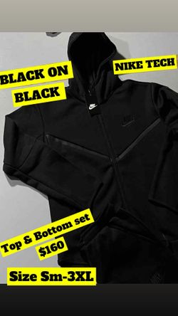 Black Nike Tech Fleece Set