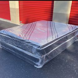 Queen Mattress Set PillowTop – Brand New –  Same Day Delivery Available 🚚
