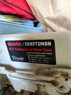 Craftsman saw
