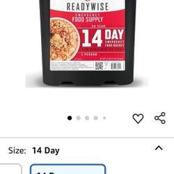 Ready Wise 14 Day Emergency Food