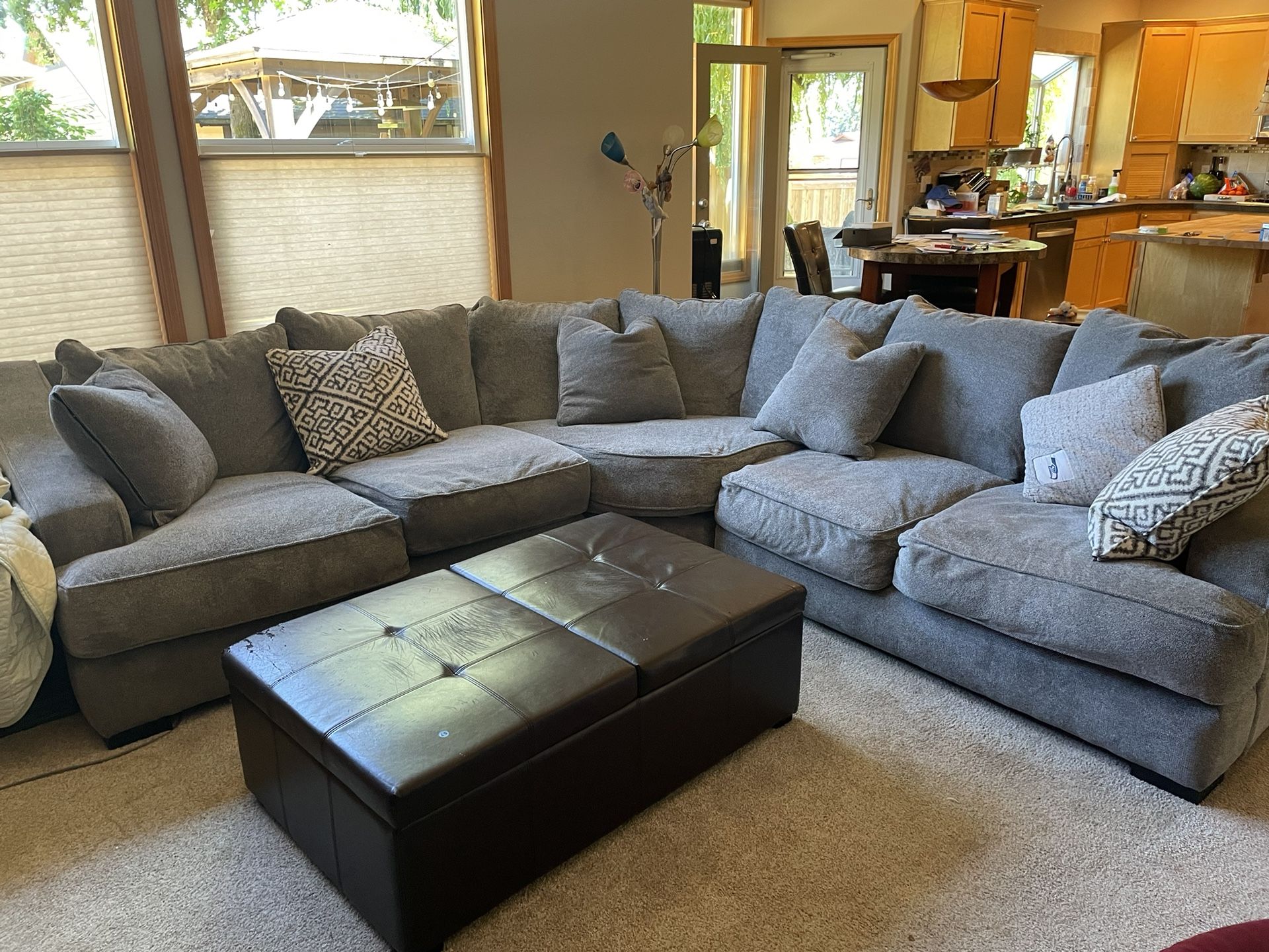 Grey Sectional Couch