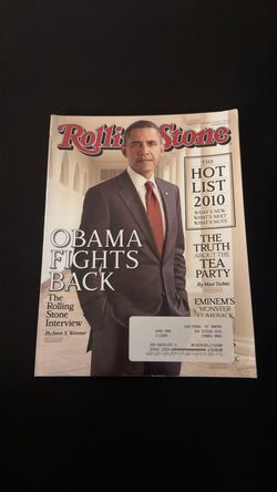 Rolling Stone Magazine Obama Cover October 2010