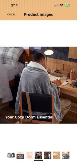 Bedsure Heated Blanket Throw Blanket with Preheat Function - Fast Heating Electric Blanket, Soft Flannel Throw with 6 Time Settings(Up to 10H), 6 Heat