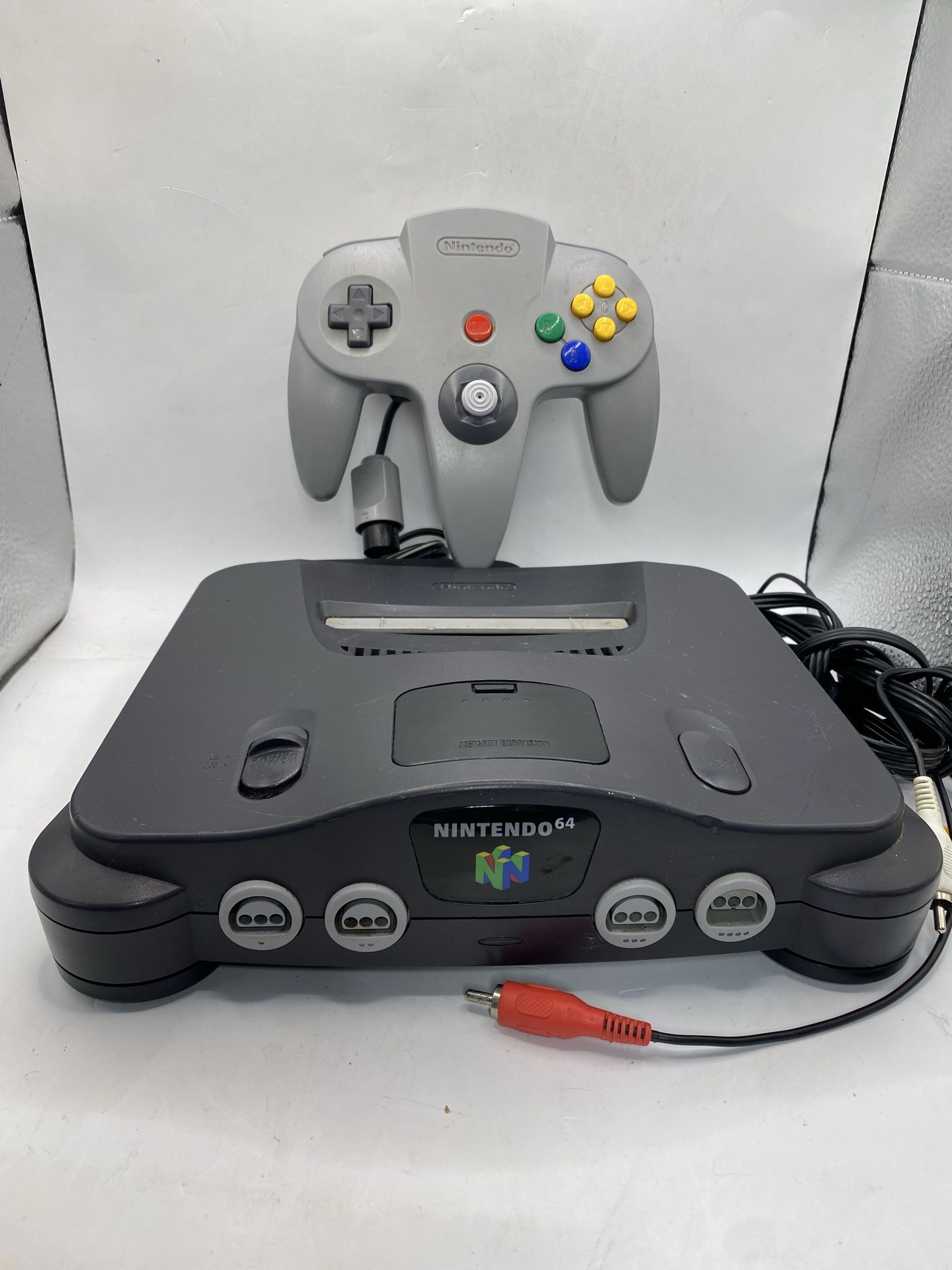 Nintendo 64 Console, OEM Gray Controller N64 Tested Working NUS-001 USA vintage