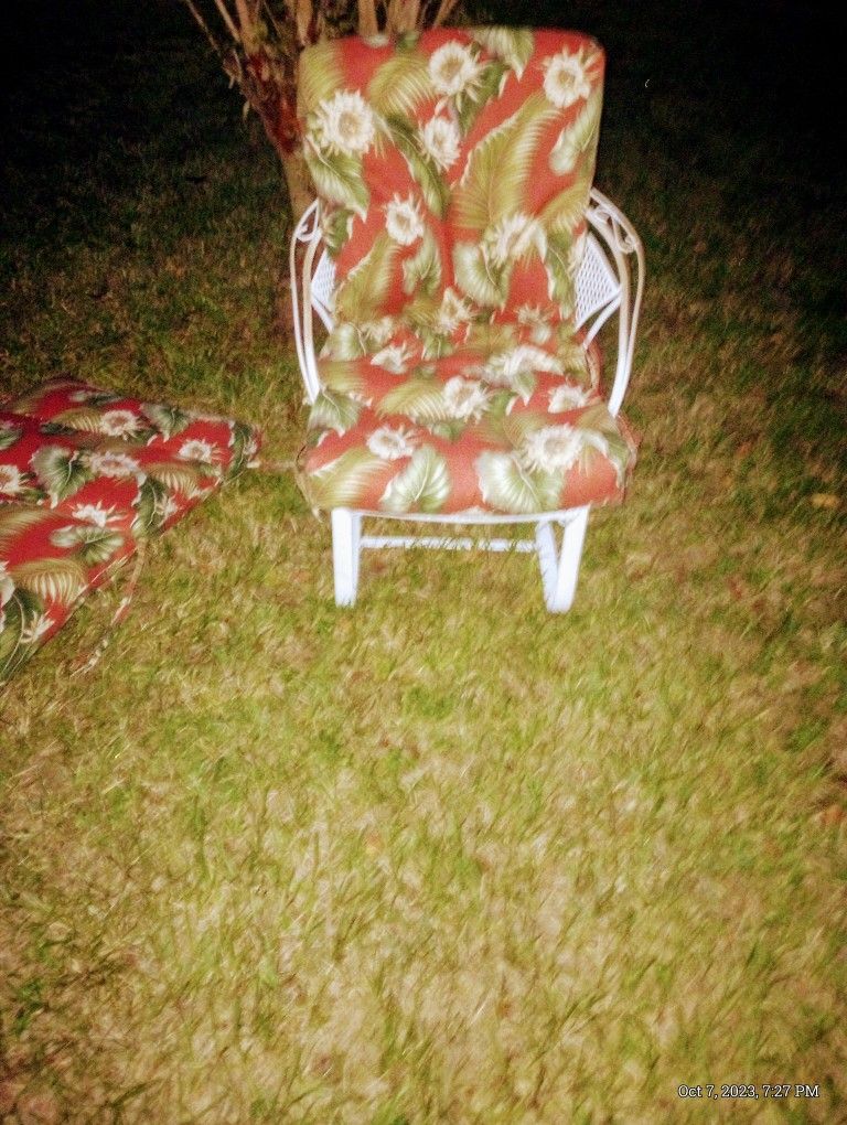 4 Almost New , Outdoor Chair Cushionsto