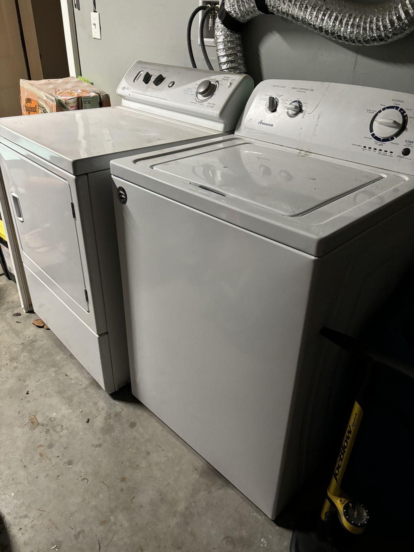 Washer And Dryer Maytag Set - White Top Load