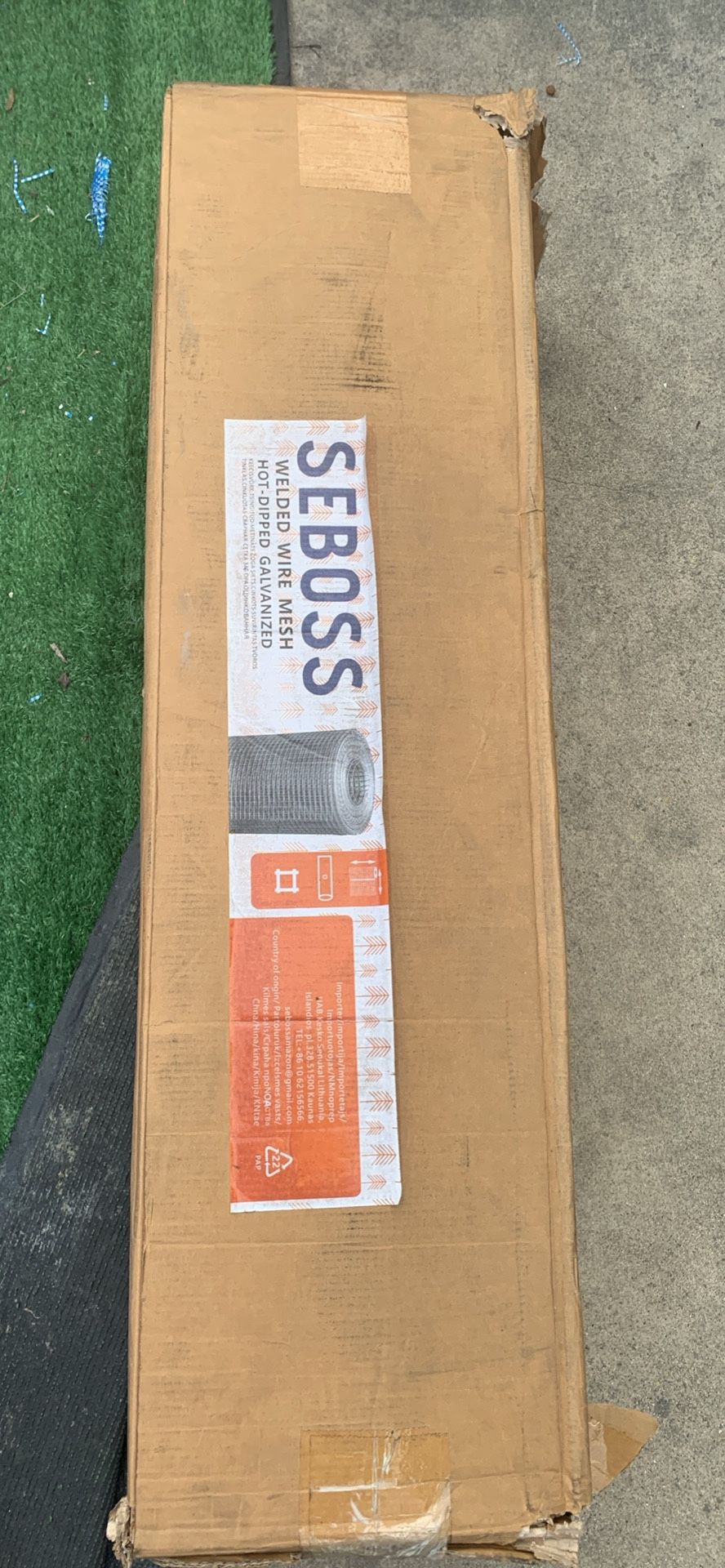 SEBOSS Welded Wire Mesh 1/2 Inches 36”x109 FT