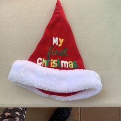 My First Christmas Baby Hat