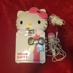 Hello Kitty CD+G Karaoke System With Built in Color Video Camera Bluetooth 