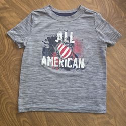 Kids 4th Of July, All American, T-shirt Size XXS
