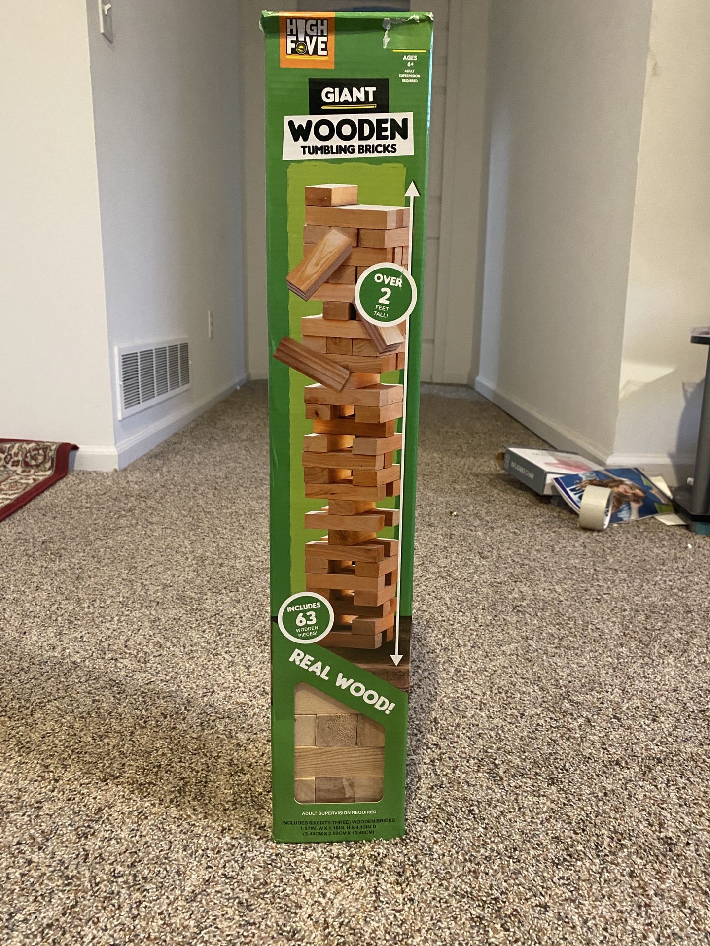 Giant Tumbling brinks Wooden Game