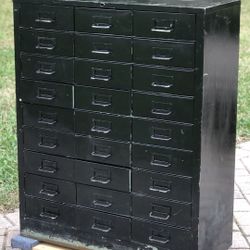Vintage Steelmaster Multi-drawer Parts Cabinet / Card Catalog 