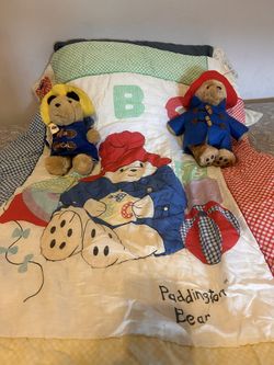 Paddington Bears And Blanket 