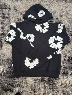 BLACK DENIM TEARS HOODIE SIZE M CAN NEGOTIATE PRICE