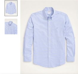Brooks brothers  Japanese Knit Dress Shirt, Slim Fit Milano $40