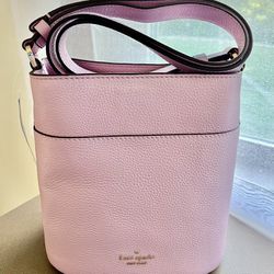 NWT Kate Spade Small Leila Bucket Purse in Quartz Pink - Every Day Bag
