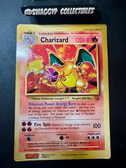 ◓Charizard 4/102 Base 2000 - Pokémon TCG JUMBO Japanese Corocoro Promo*HP◓