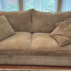 Couch & Love Seat-Corderoy