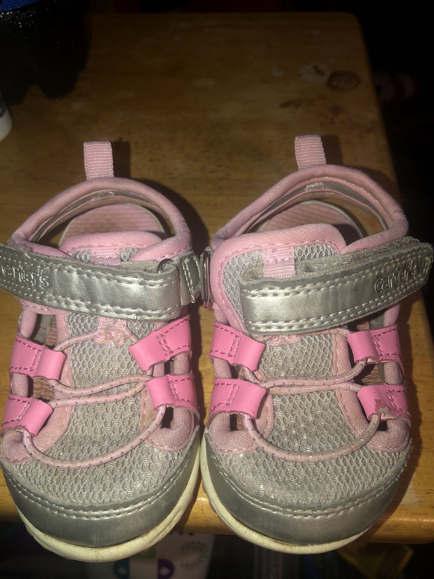Carters Baby Girl Summer Mesh Sandals Size 5C Sunny 2