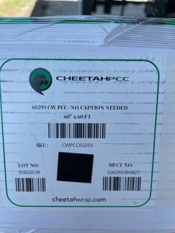 Cheetah pro wrap 60x60 never opened