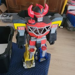 Megazord- used and has missing feet area
