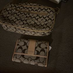 Coach Walet and  purse.