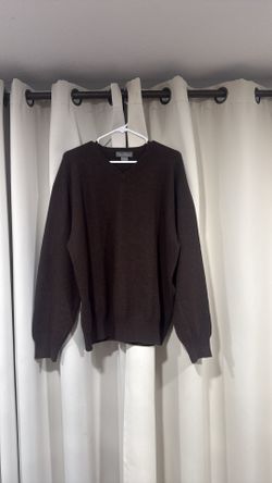Daniel Cremieux Signature Collection Brown 100% Cashmere Sweater Men's XLarge