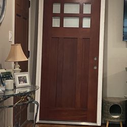 New Front Door. Never Used 36in Wood Door