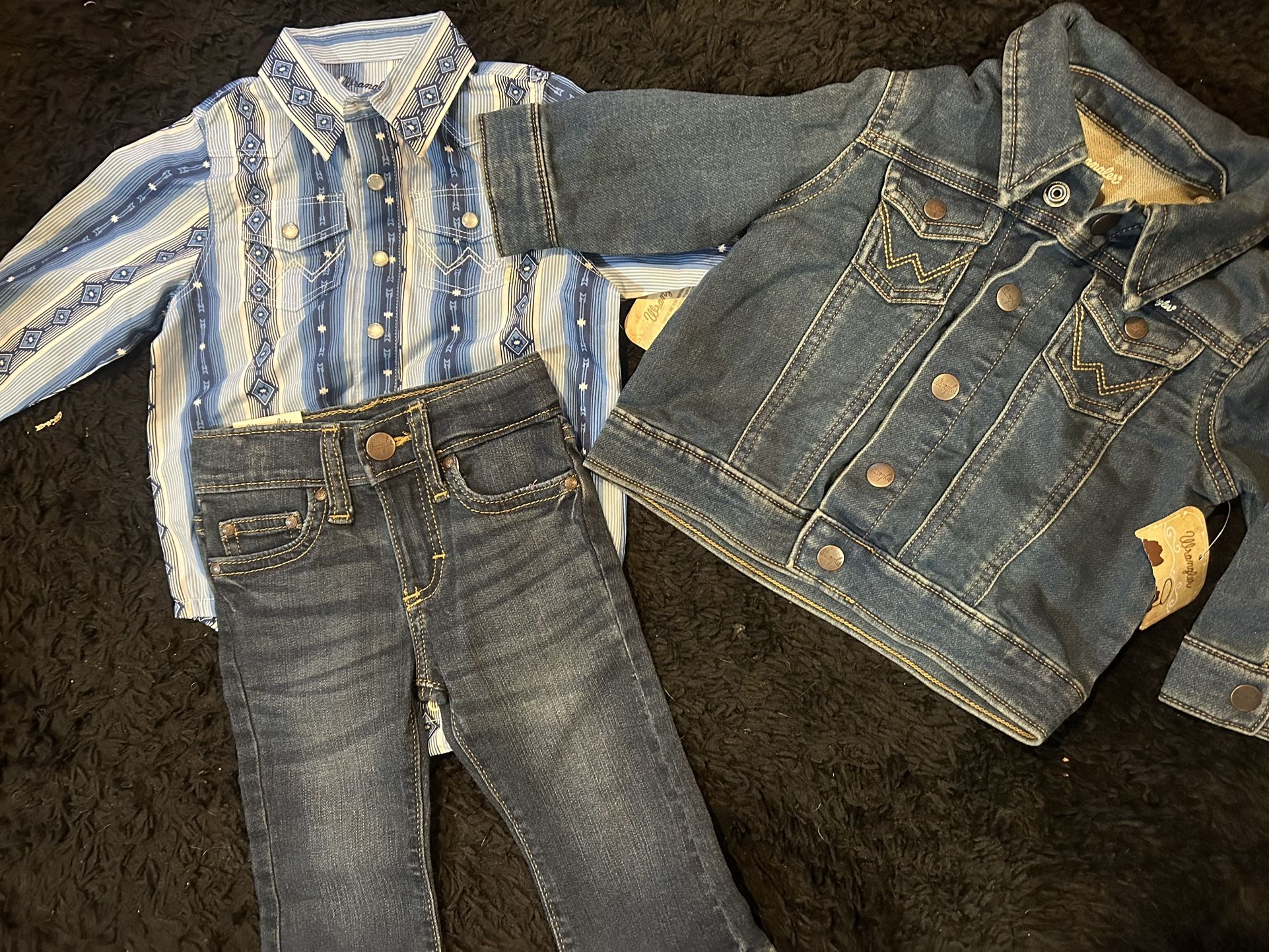 Boys Wrangler Jean Outfit
