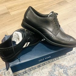 Mens COLE HAAN Shoes Me Wing Oxford Lace up Comfortable GRAND 360 C34262 Black