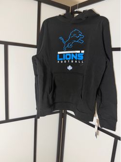 NWT! NFL Team Apparel Detroit Lions Hoodie size XL