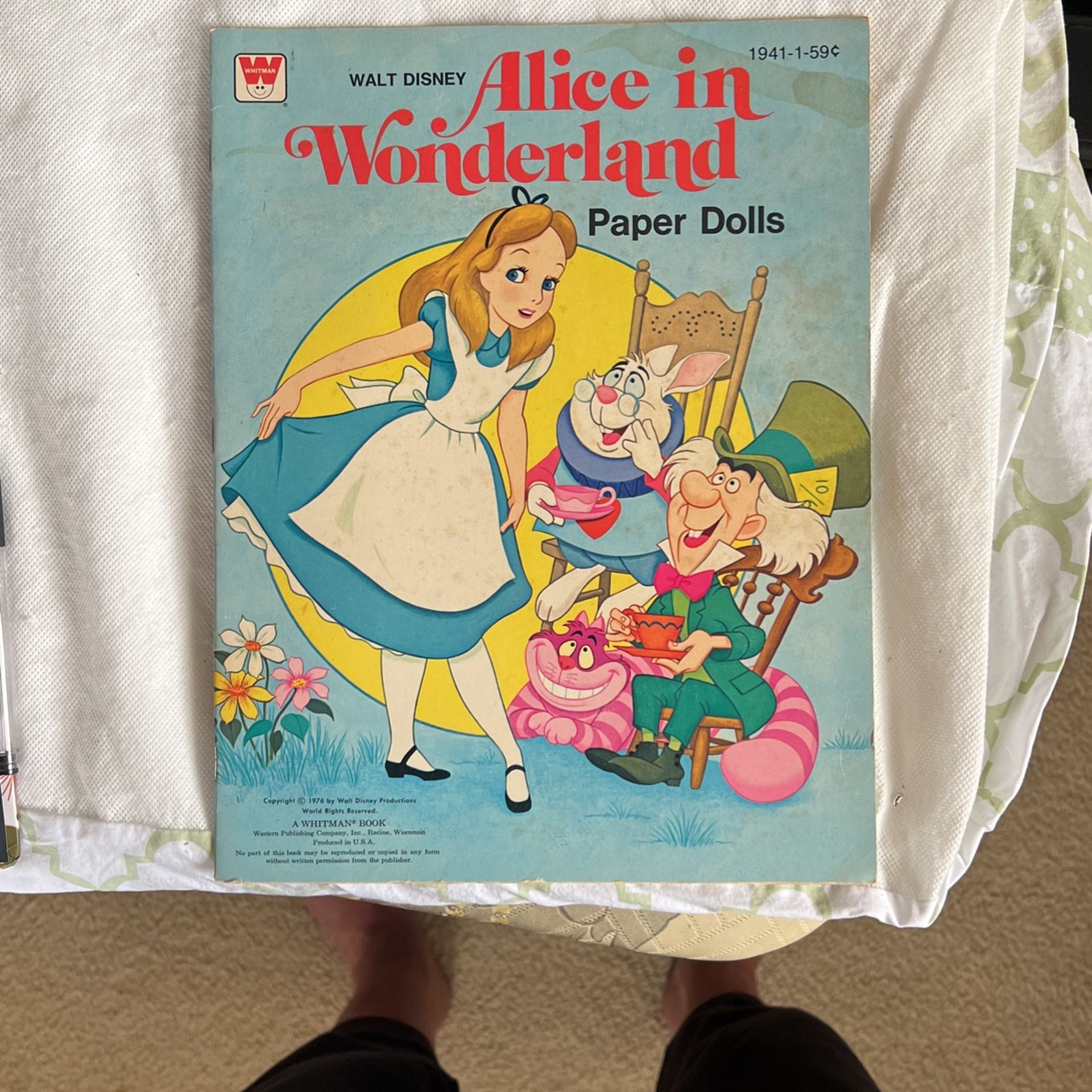 Walt Disney Alice In Wonderland Paper Dolls