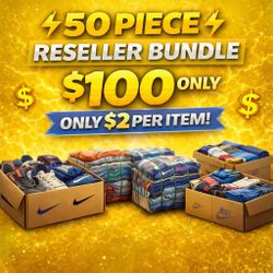 💸 50 PIECE CLOTHING BUNDLE 💸 $100 🔥 HIGH PROFIT POTENTIAL