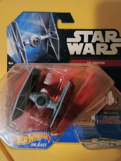 Star Wars Hot Wheels Traditional Style Tie Fighter With stand 