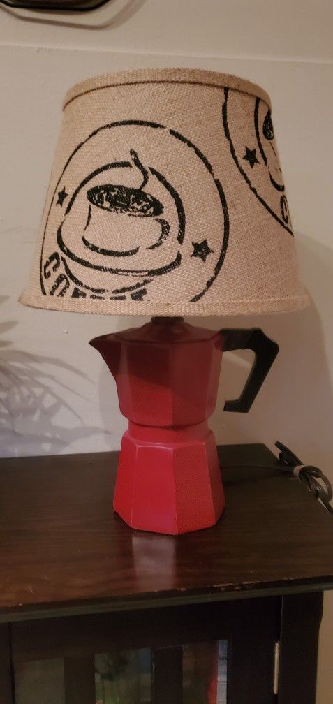 Coffee Pot Lamp