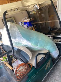 Queen Size bed 2” foam overlay with nice cover