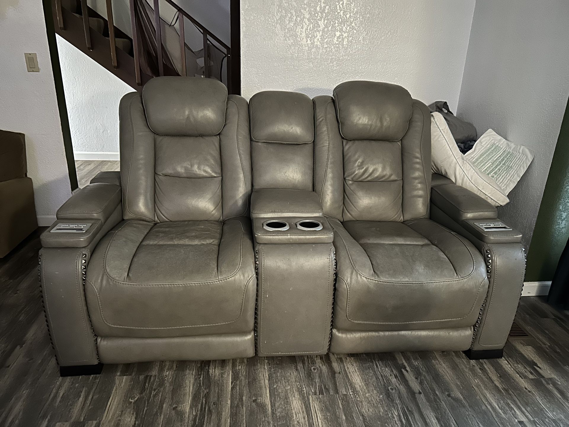 Reclining Couch And Loveseat Set
