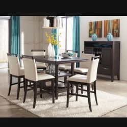 8 Pieces Dining Room Table 