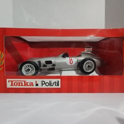 Tonka Polistil 1/16 Mercedes-Benz RW196 Silver Diecast Metal Model Car #01667