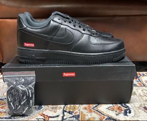 Nike Air Force 1 Black Supreme (Read Description)