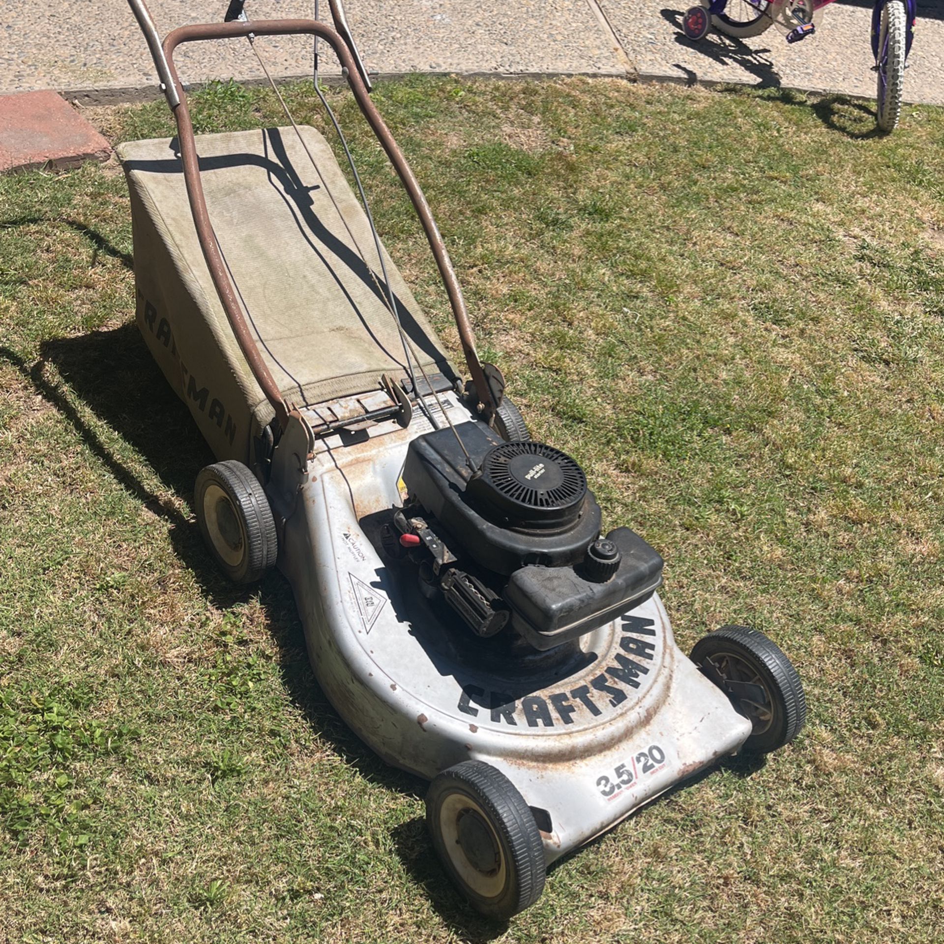 Craftsman Vintage Lawnmower 1986