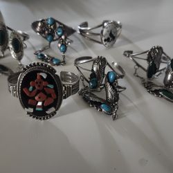 Navajo Zuni Bracelet Lot!!!!! Bracelets For Resale 