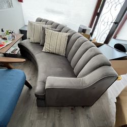 4 Matching Quarter Round Couches