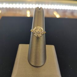 14k 0.49 Ctw Diamond Ring,Sz 6.5