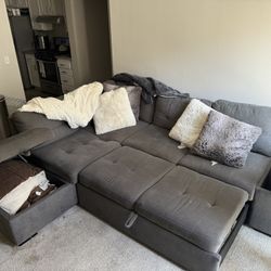 Sofa Couch (Pillows Included) $300 or Best Offer